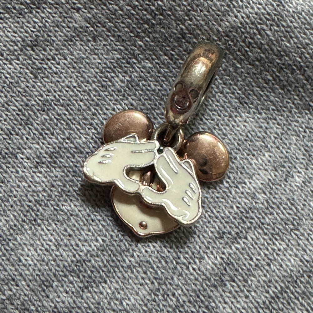 Disney Pandora Micky Mouse Double Dangle Charm